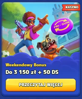 weekend bonus and 50 free spins